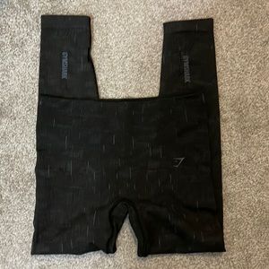 Gymshark Illumination Seamless Leggings in Black/Grey